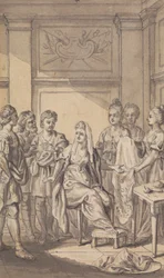 Unidentifizierte Zeitschrift / Theaterillustration