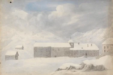 Kloster, Mt. St. Bernard (Schweiz)