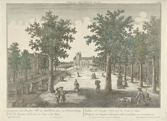 Ansicht des Buitenhofs in Den Haag