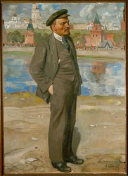 Lenin vor dem Kreml, Moskau