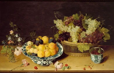 Stillleben mit Früchten und Blumen, ca. 1620-1640