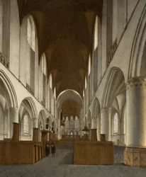 Innenraum der St.-Bavo-Kirche, Haarlem, 1680