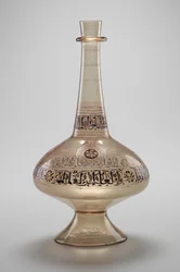 Flasche, in Auftrag gegeben von Dawud, Rasulid Sultan von Jemen, Mamluken-Dynastie, 1296-1321