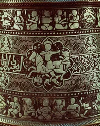 Detail einer Lampe, aus Ägypten, 1282