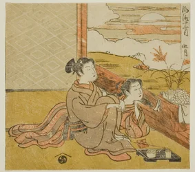 Der achte Monat (Sogetsu), aus der Serie Modische zwölf Monate (Furyu juni tsuki)