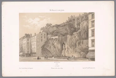 Ansicht der Statue von Johannes Kleberger in Lyon