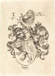 Wappen mit Löwe