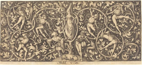 Ornament mit Morris-Tänzern