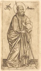 Heiliger Thomas oder Heiliger Simon, ca. 1470-1480