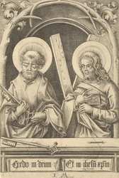 Heilige Petrus und Andreas, ca. 1480-1485