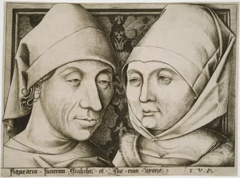 Selbstporträt mit seiner Frau, Ida