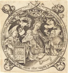 Die Madonna mit der Uhr, ca. 1490