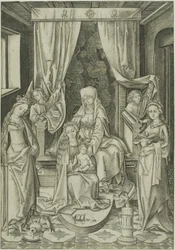Die Madonna mit St. Anna, St. Katharina und St. Barbara