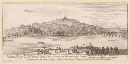 Ansicht von Lyon vom Ufer des Celestinerklosters