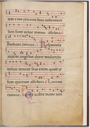 Blatt 4 aus einem Antiphonar-Fragment