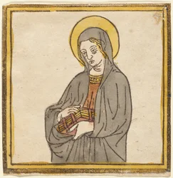 Heilige Katharina von Siena oder Heilige Klara von Assisi