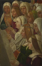Weibliche Mitglieder einer Bruderschaft, ca. 1500