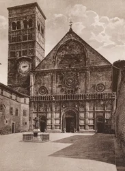 Assisi: Fassade des Doms, S Rufino, 11. Jahrhundert