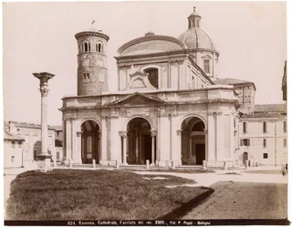 Kathedrale der Auferstehung unseres Herrn Jesus Christus, Ravenna, Emilia-Romagna, Italien, Fotografie von Pietro Poppi, Bologna, ca. 1900