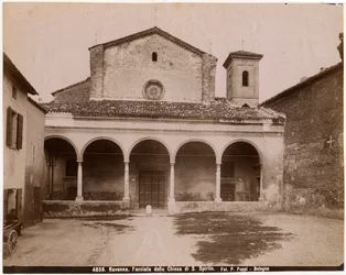 Kirche des Heiligen Geistes, Ravenna, Emilia-Romagna, Italien, Fotografie von Pietro Poppi, Bologna, ca. 1900