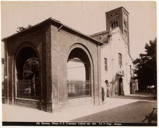 Kirche des Heiligen Franziskus, Ravenna, Emilia-Romagna, Italien, Fotografie von Pietro Poppi, Bologna, ca. 1900
