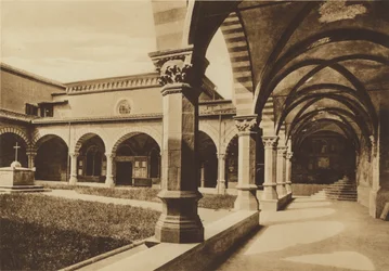 Florenz: Kirche S. Maria Novella, Der grüne Kreuzgang, Fra Giovanni da Carpi