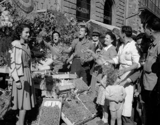 Traubenfest in Florenz, ca. 1955