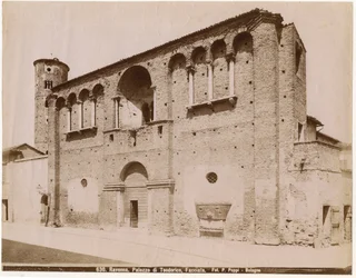 Palast von Theoderich, Ravenna, Emilia-Romagna, Italien, Fotografie von Pietro Poppi, Bologna, ca. 1900