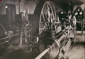 Fotografie einer der ersten italienischen Industrien
