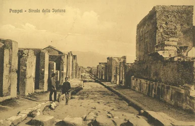 Pompei, Italien, Strada Della Fortuna