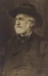 Porträt von Giuseppe Verdi