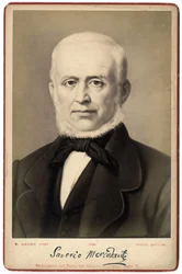 Porträt von Saverio Mercadante (1795-1870), italienischer Komponist.