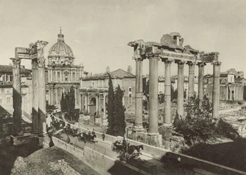 Forum Romanum mit den neuen Ausgrabungen