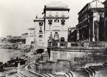Ansicht des Porto di Ripetta