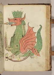 Eine Illustration aus De re militari (Über die Militärkunst) von Robertus Valturius (1413-1484)