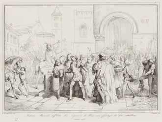 Antonio Marcello lehnt die Herrschaft von Ravenna ab, die ihm von den Bürgern angeboten wurde