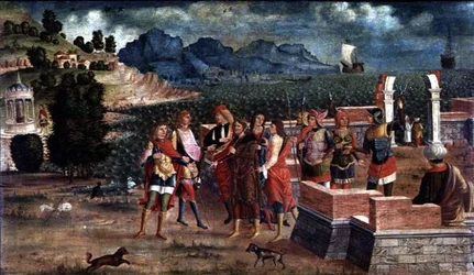 Apollo und Poseidon kommen, um Laomedon zu helfen, c.1500