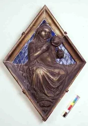Astronomie, Reliefkachel vom Campanile