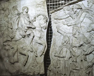 Abguss eines Teils des Reliefs von Trajanssäule, Rom