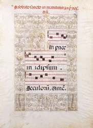 Christus an den Toren der Hölle, das Banner der Auferstehung tragend und Seelen rettend, Adam und Eva dahinter, ca. 1550