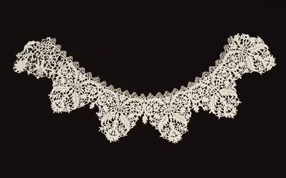 Kragen, aus Venedig, 1625-50 (Leinen und Nadelspitze)