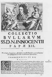 Sammlung der päpstlichen Bullen von Papst Innozenz XII.