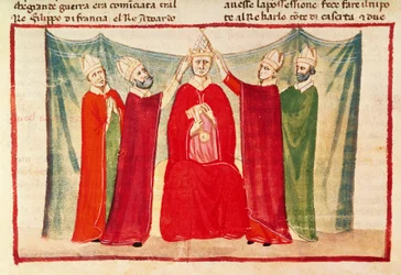 Krönung von Papst Bonifatius VIII.