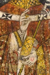 Detail des Triptychons mit Zeitplan, der San Cataldo darstellt, Krypta der Kathedrale