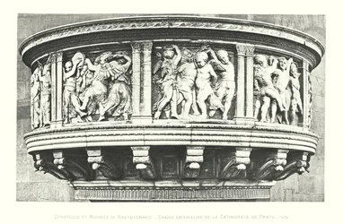 Donatello und Michele di Bartolommeo, Außenkanzel der Kathedrale von Prato