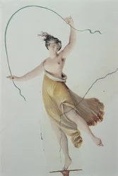 Figur von der Decke des Zimmers von Kaiserin Maria Anna