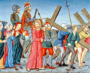 Christus wird nach Kalvaria geführt