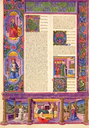 Fol.157v Zweites Evangelium des Lukas, aus der Borso d