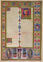 Brief des Paulus an Philemon, aus der Borso d