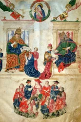Gründung der Universität Bologna durch Kaiser Theodosius II (408-450) und die Privilegien von Papst Paul II (1417-71)